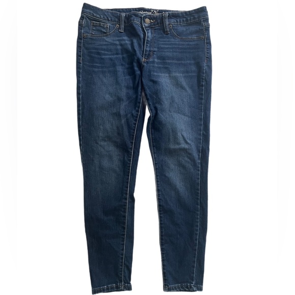 Universal Thread Dark Blue Stretch Denim Skinny Jeans Size 6/28 - Picture 3 of 7